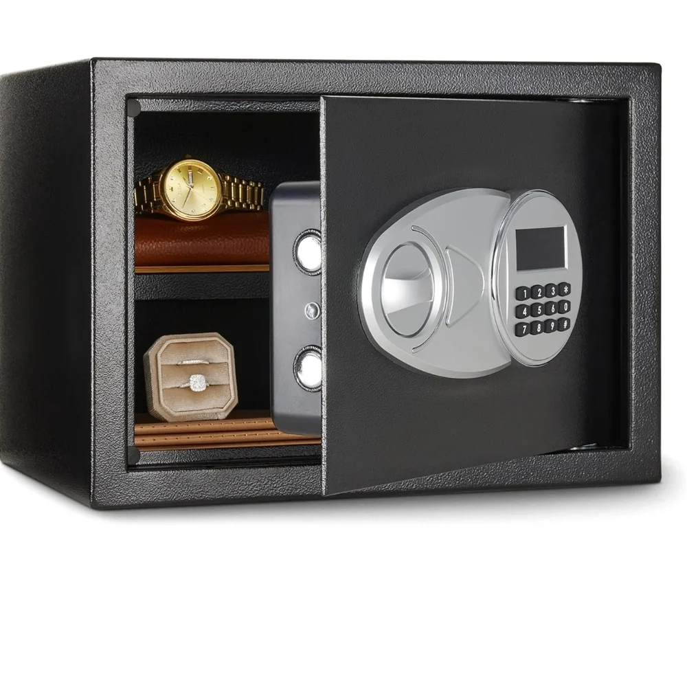 Amazon Basics Black Electronic Safe - Picture 1 of 2
